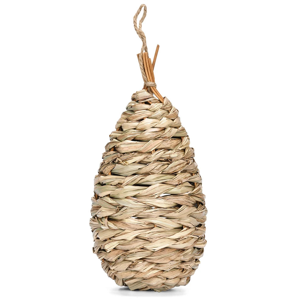 Handgefertigtes Vogelhaus aus Hibiskusgras