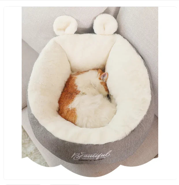 KuschelOhren – Katzenbett mit Ohr-Design für Katze & kleiner Hund