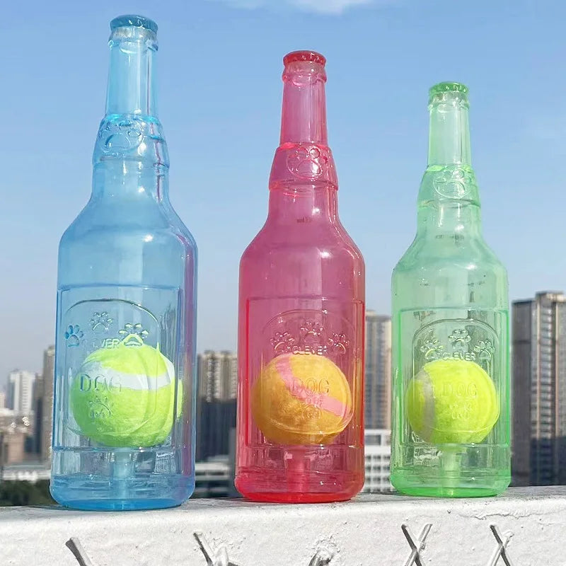 „Bierflasche“ mit Tennisball