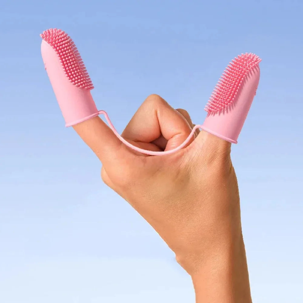 Sanfte Fingerzahnbürste