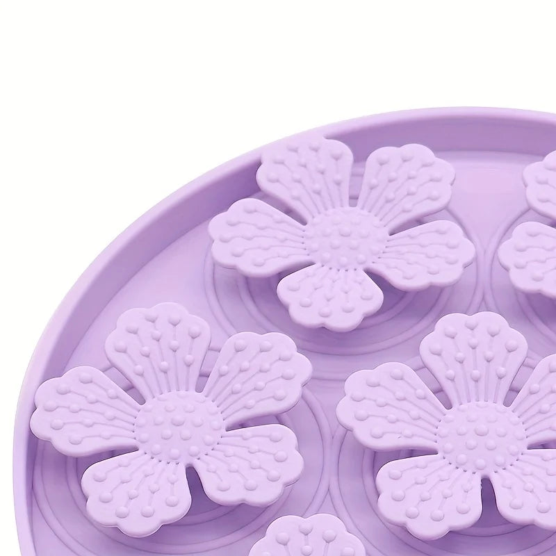 Schleckmatte mit Saugnäpfen