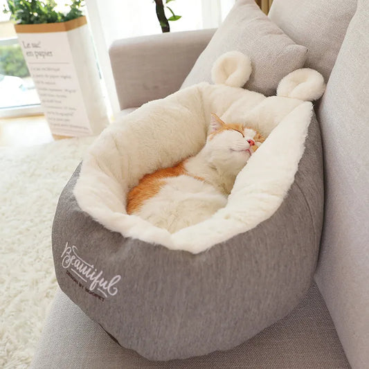 KuschelOhren – Katzenbett mit Ohr-Design für Katze & kleiner Hund