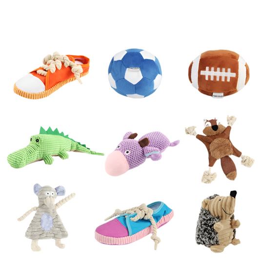 Kuscheliges Quietschspielzeug