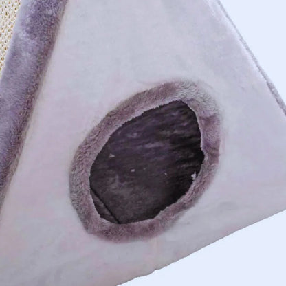 KuschelTipi – Katzenhaus Zelt mit Kratzfläche & Spielball