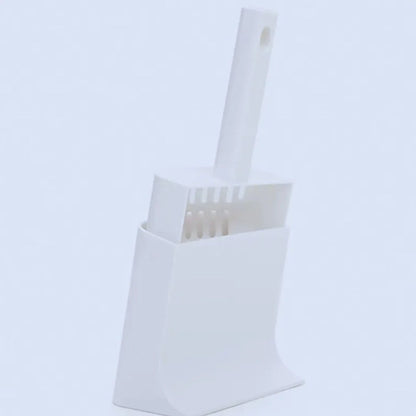 CleanPaw – Katzenschaufel mit Halterung & Feinmaschigem Sieb