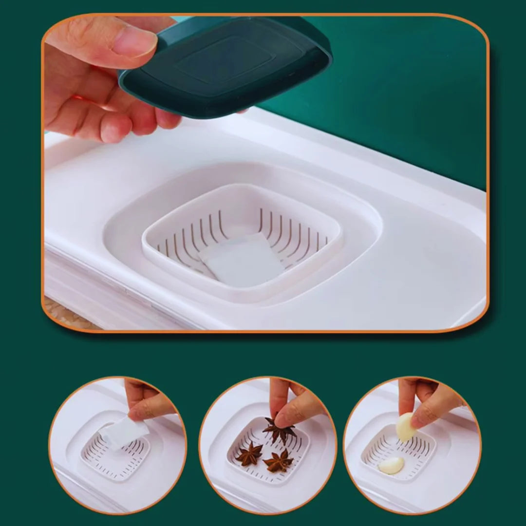 FutterSmart – Aufbewahrungsbehälter mit Deckel & Dosierhilfe