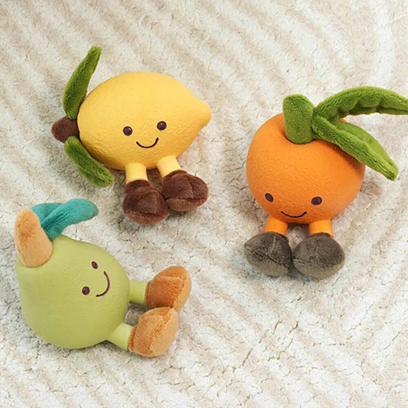 FruchtFun – Quietschendes Hundespielzeug im Obst-Look