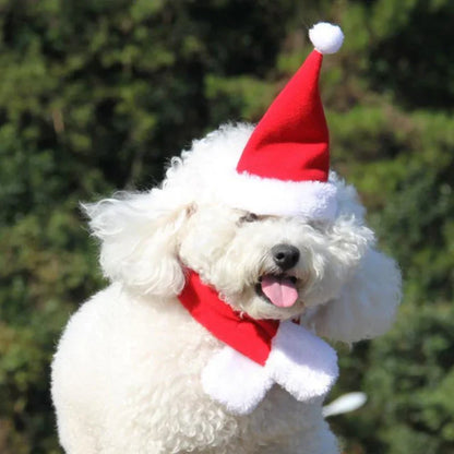 Weihnachtsmütze mit Schal