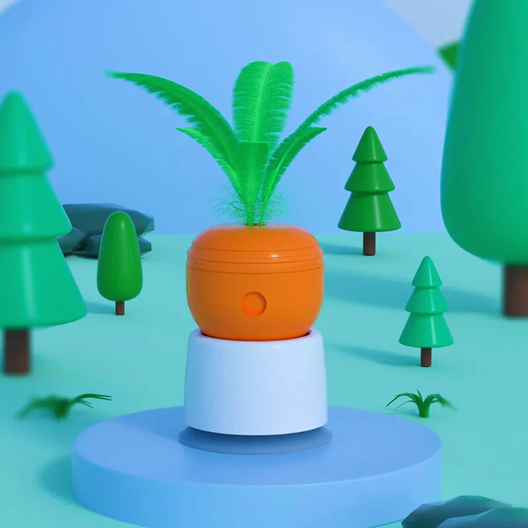 SpielInstinkt – Intelligentes Katzenspielzeug mit Federn & Leckerli-Ausgabe