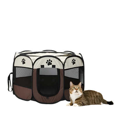 Tragbarer und faltbarer Haustierzelt