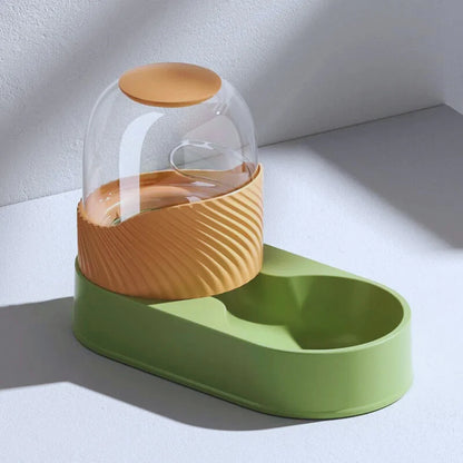 DesignFutterStation – Futterstation mit Glaskuppel & Anti-Rutsch-Basis