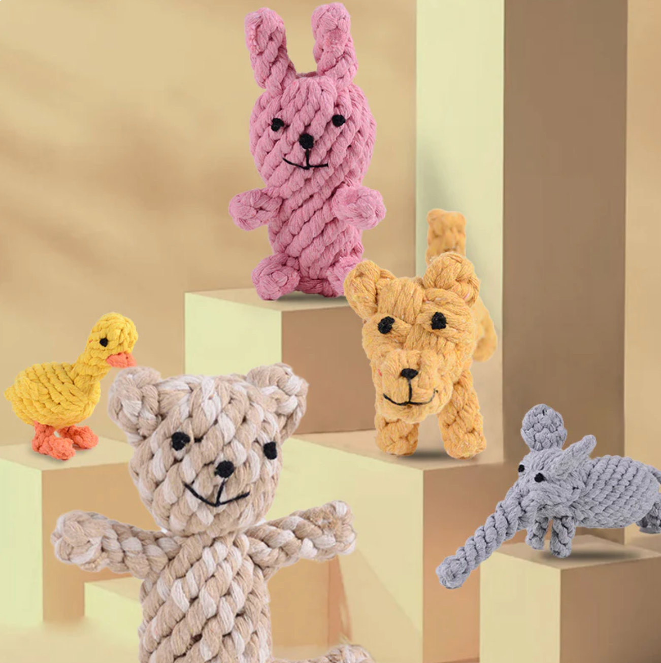 Robustes Kuscheltier für Hunde