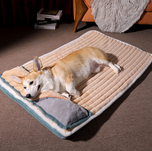 Ergonomische Hundematte mit Kuschelpolsterung