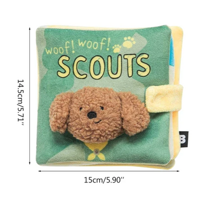 Hundeschnüffelbuch – Interaktives Beschäftigungsspielzeug