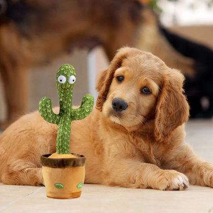 KaktusKumpel – Interaktives Hundespielzeug mit Sound & Tanz