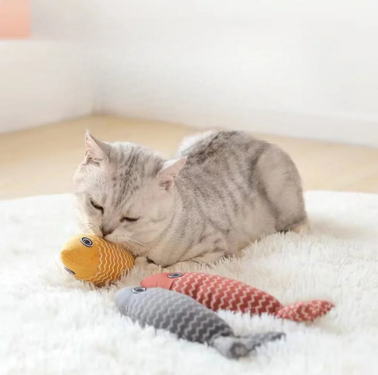 FischKumpel – Katzenspielzeug mit Katzenminze