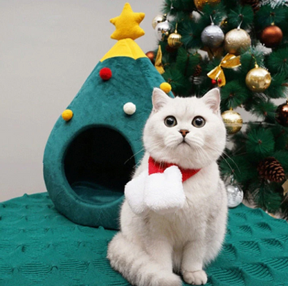 Fellbaum – Weihnachtsbaum-Katzenbett