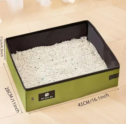 Faltbare Katzentoilette für Reisen & Zuhause