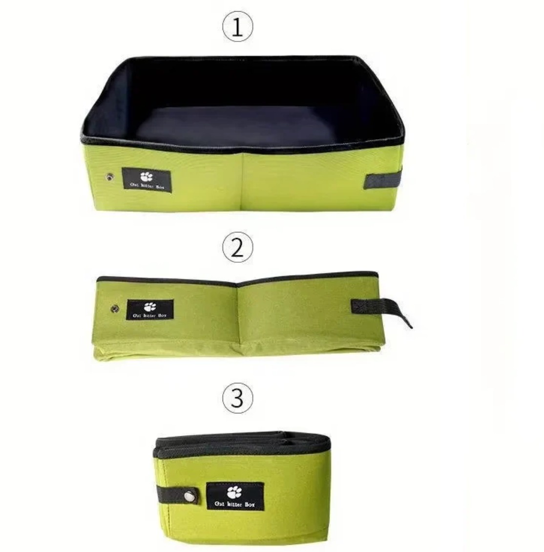 Faltbare Katzentoilette für Reisen & Zuhause