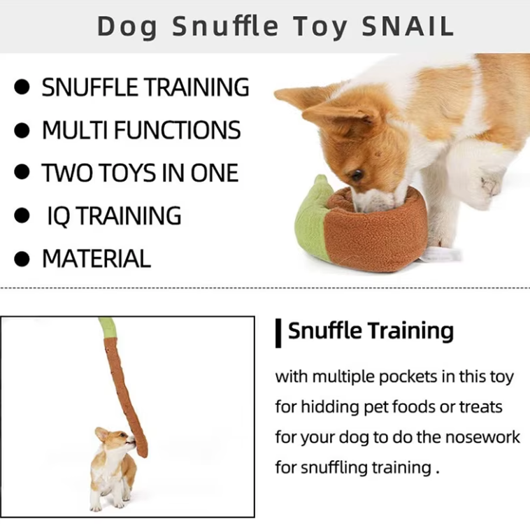 Pet Sniff Toy Squeaky Dog Foraging & Training Interactive Toy