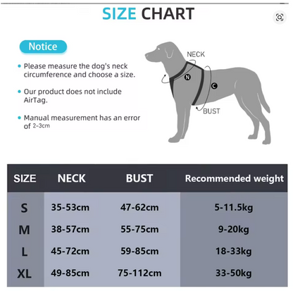 SafeStride Adjustable Reflective Dog Harness Vest
