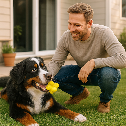 Robuster Springball für Hunde