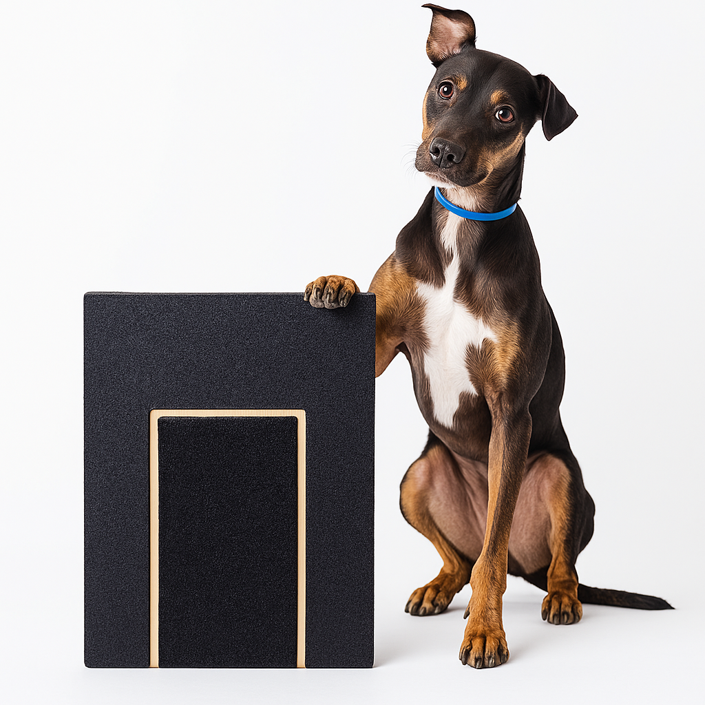 PfotenSpiel – Leckerli-Spielplatte mit Krallenpflege für Hunde