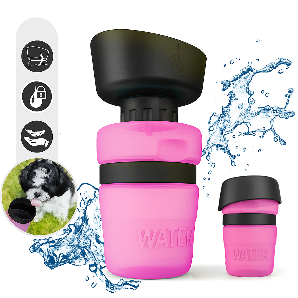 HydroGo – Zusammenklappbare Trinkflasche