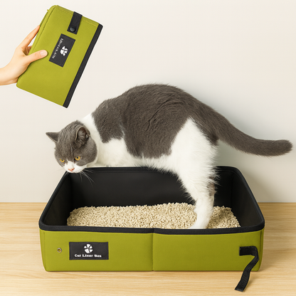 Faltbare Katzentoilette für Reisen & Zuhause