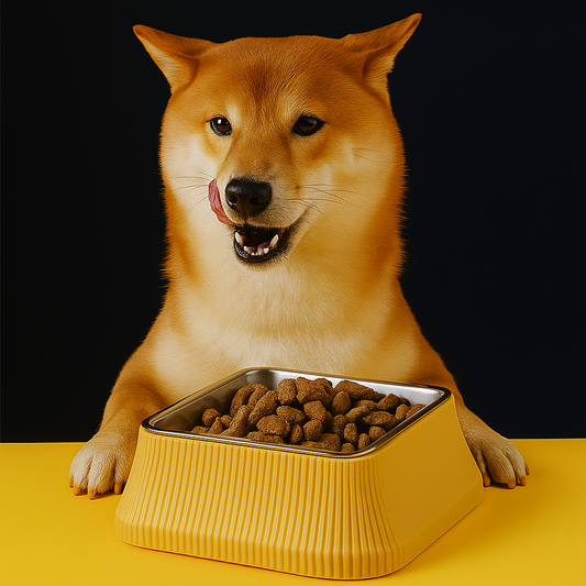 FressFest – Edelstahl-Napf mit rutschfester Silikonbasis