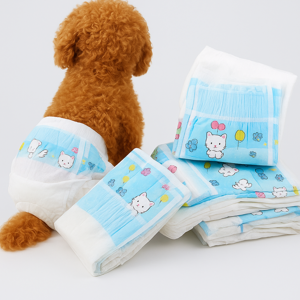 Einweg-Hundewindeln mit Auslaufschutz