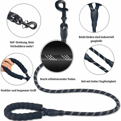 Reflektierende Nylon-Hundeleine