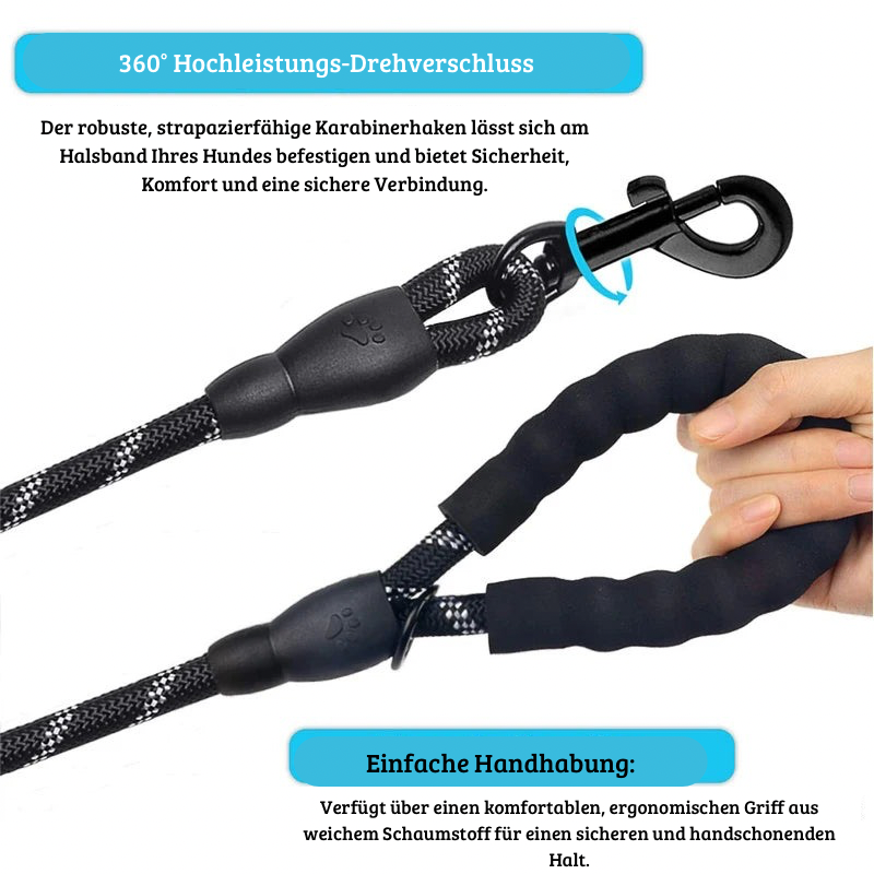 Reflektierende Nylon-Hundeleine