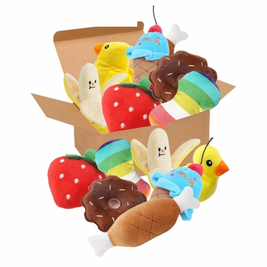 7-teiliges Plüsch-Spielzeugset