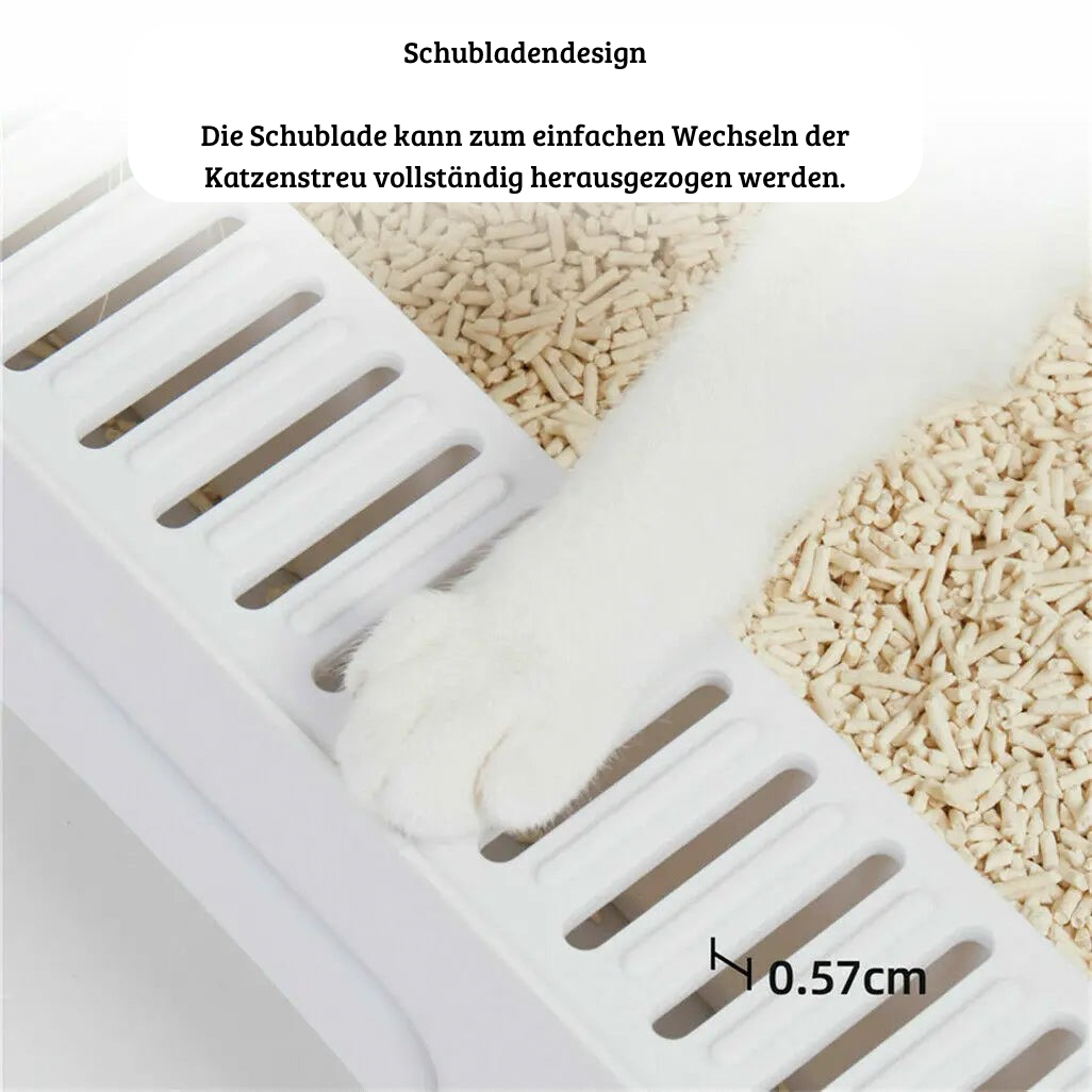 Faltbare Katzentoilette