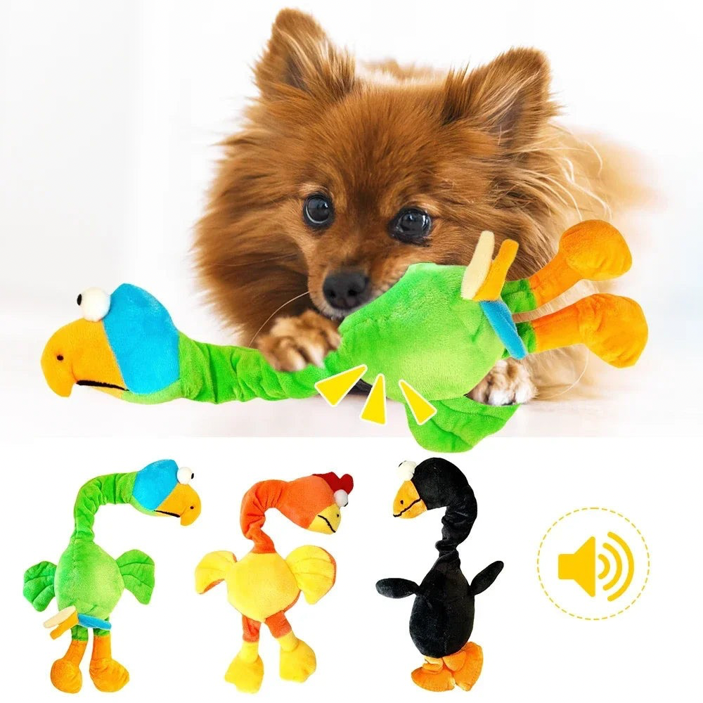 Quietschendes Huhn Hundespielzeug