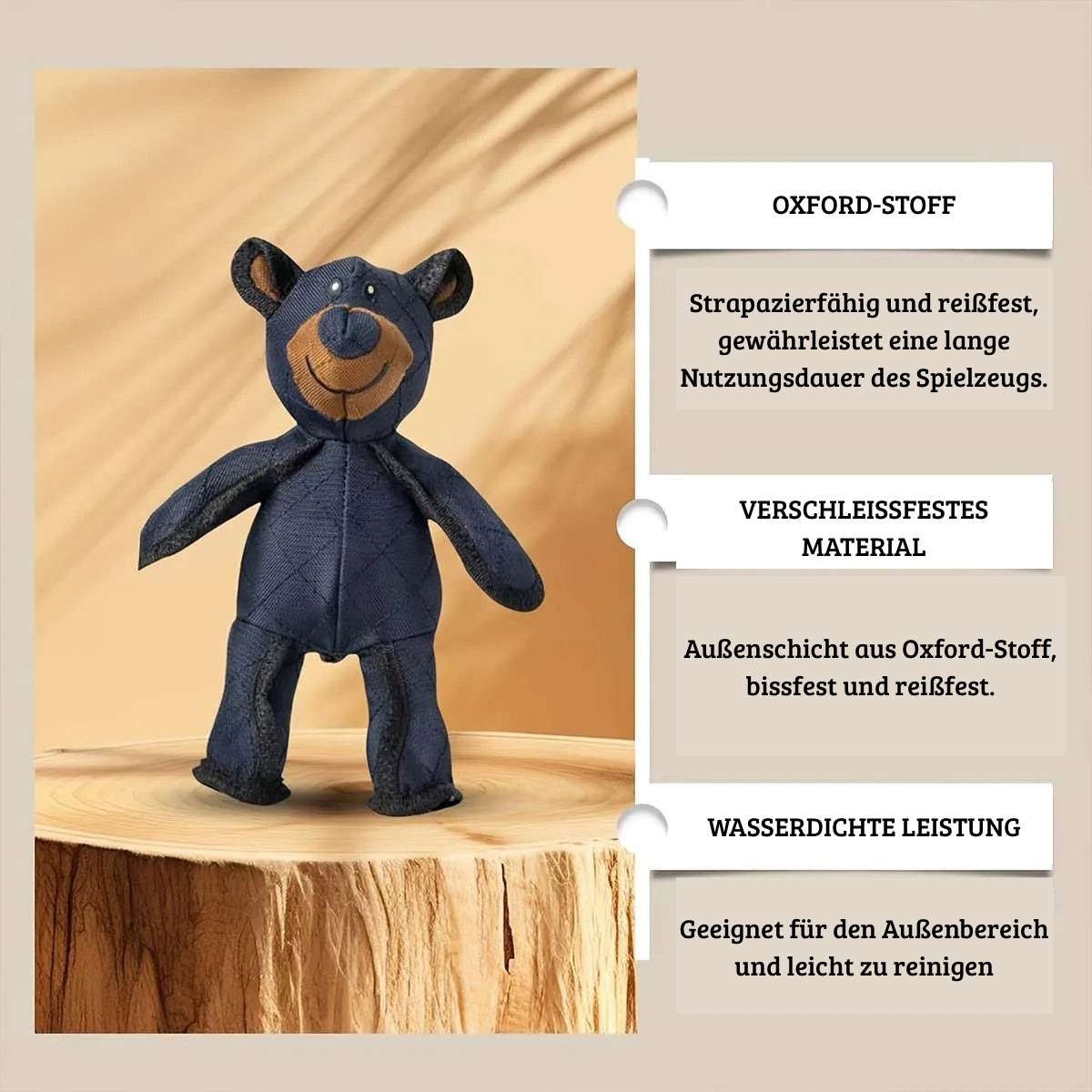 Bissfestes Plüschtier