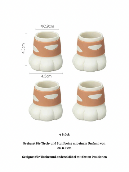 Kratzschutz-Stuhlbeinüberzüge aus Silikon