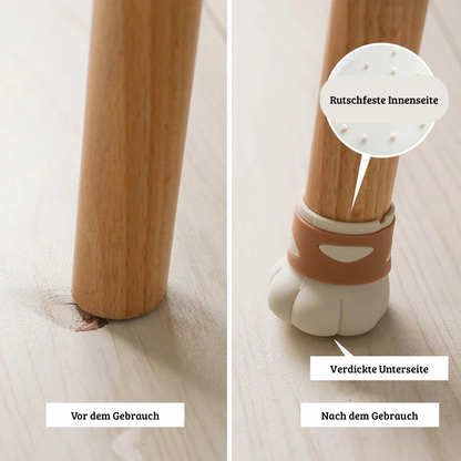 Kratzschutz-Stuhlbeinüberzüge aus Silikon