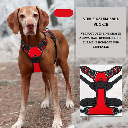 Zugstopp-Hundegeschirr mit Brustclip