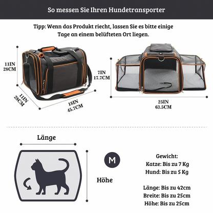 Erweiterbare Transporttasche