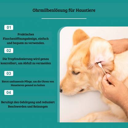 Sanfter Ohrenreiniger für Hunde & Katzen