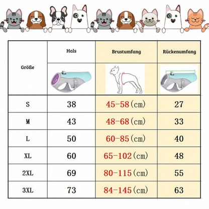 Sommer-Kühlweste für Hunde