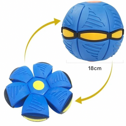 2-in-1 Hunde Frisbee Ball – Magische UFO-Flugscheibe für aktives Spiel & Training