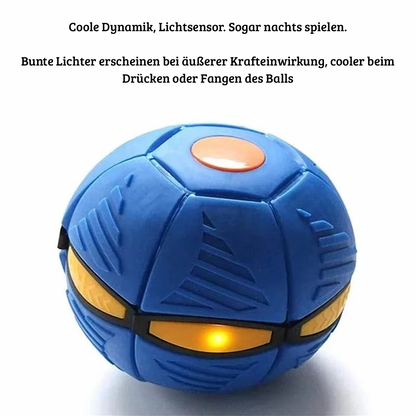 2-in-1 Hunde Frisbee Ball – Magische UFO-Flugscheibe für aktives Spiel & Training