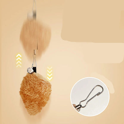 SchwanzJäger – Eichhörnchen-Schwanz Spielzeug für Katzen