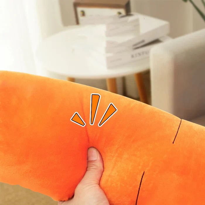 KarotteQuietscher – Hundespielzeug Karottenform mit Quietscher