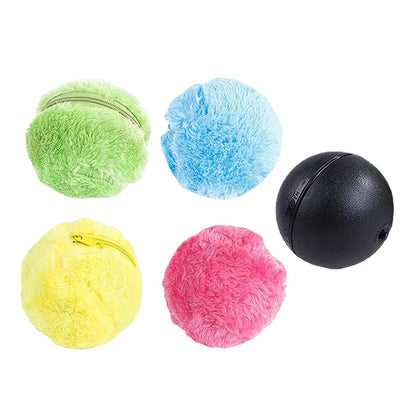 Elektrischer Spielball mit Plüschbezug