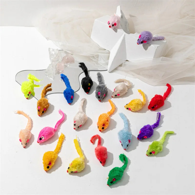 Bunte Fellmäuse