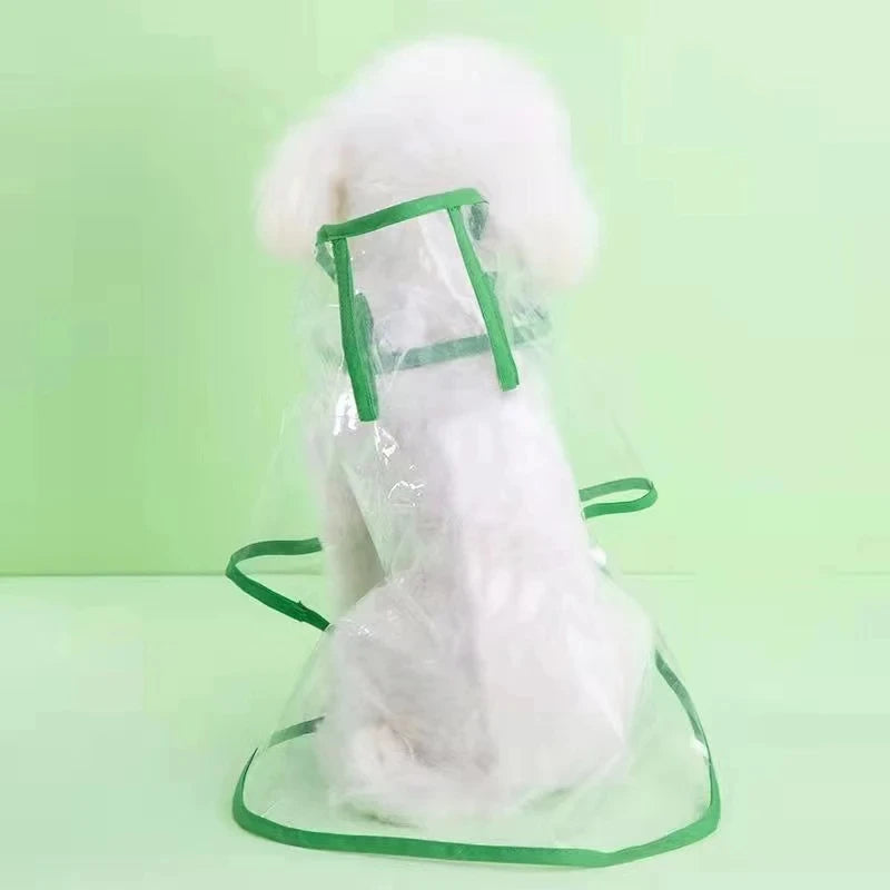 Transparenter Regenmantel